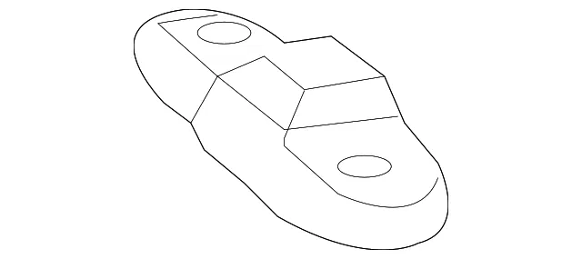 Seat Cover Lower Bracket - Kia (0K201 57040D) - view 2